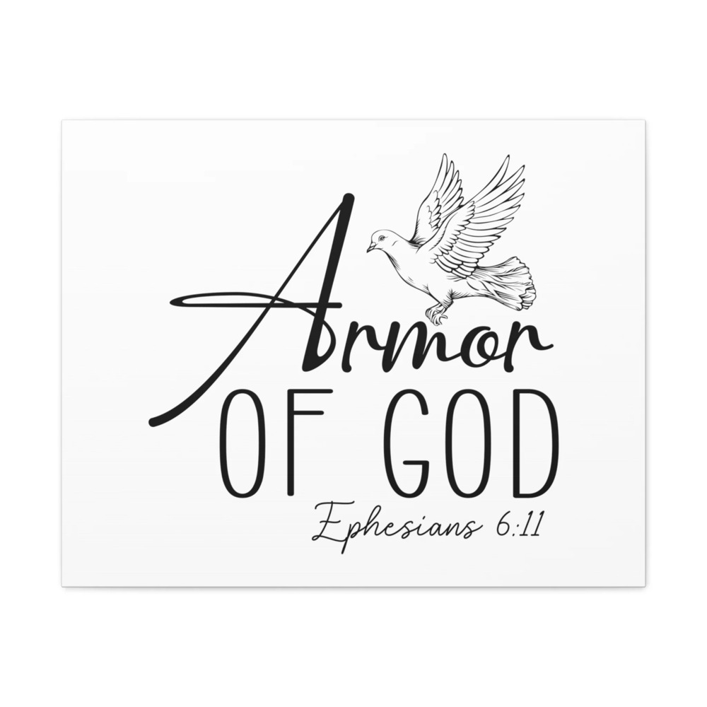 Scripture Walls Ephesians 6:11 Armor of God Bird Bible Verse Canvas Christian